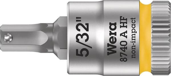 Wera 8740 A 05003385001 unbrakonøgle indsats 5/32 1/4 (6,3 mm)