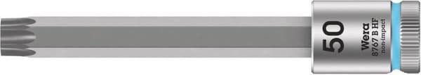 Wera - 8767 B HF Zyklop - bitkappe 3/8" torx - T50 x 100mm