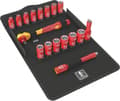 Miniatyrbild 1 av 10: Wera 8100 SB VDE 1 Zyklop 05004970001 Hylsnyckelsats Metrisk 3/8 (10 mm)