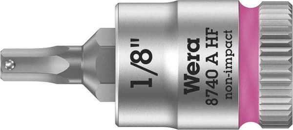 Wera 8740 A 05003383001 Unbrakonøgle indsats 1/8 1/4 (6,3 mm)
