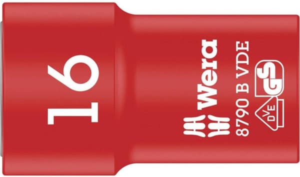 Wera - 8790 B VDE Zyklop - isoleret hætte - 16x46mm