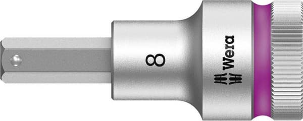 Wera 8740 C HF 05003824001 Kuusiokoloavaimen teräsisäke 8 mm 1/2 (12,5 mm)