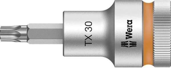 Wera 8767 C HF 05003833001 Indvendig sekskant (TX) Topnøgle bit indsats T 30 1/2 (12,5 mm)