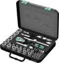 Miniatyrbild 1 av 3: Wera 8100 SB 2 Zyklop 05003594001 Hylsnyckelsats Metrisk 3/8 (10 mm) 43-delar