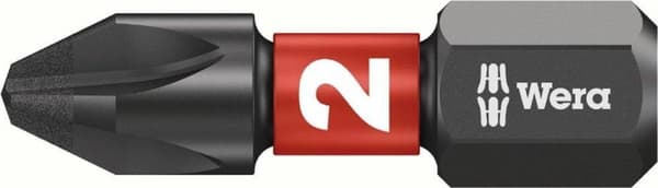 Wera 5057616001 1/4" Philips Impaktor Bit - PH2 x 25mm