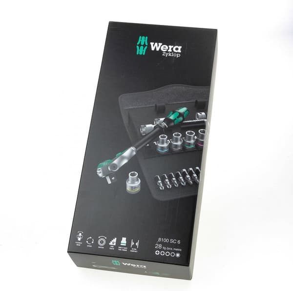 Wera Snabbspärrsats, 1/2 drivning, metrisk, 28 st