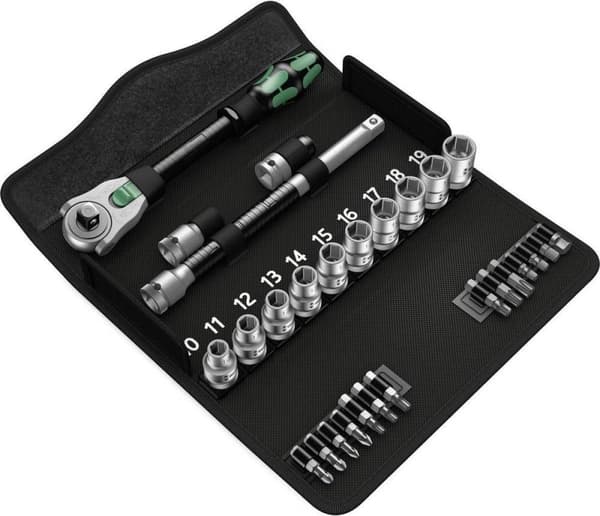 Wera Snabbspärrsats, 1/2 drivning, metrisk, 28 st
