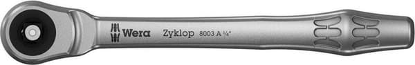 Wera Zyklop Metal 8003 A 05004003001 Vändbar spärr 1/4 (6,3 mm) 141 mm