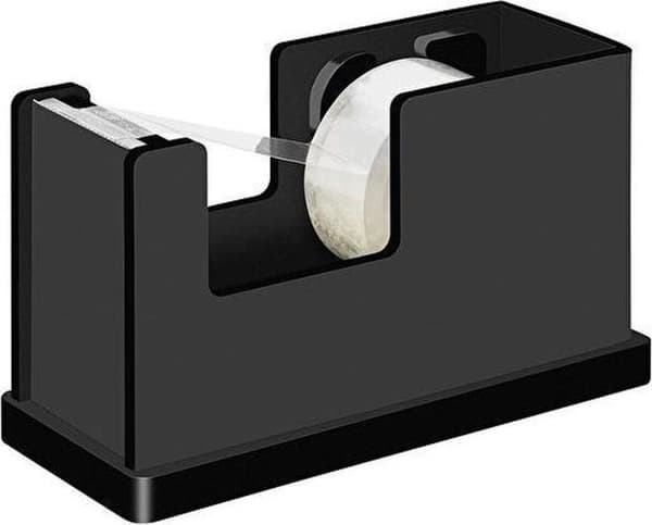 Wedo 63 9001 tapedispenser Akryl Sort