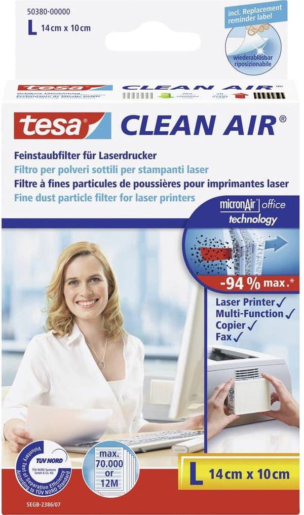 tesa Clean Air L Finstøvfilter til laserprinter Selvklæbende 1 stk.