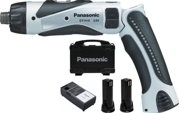 Panasonic EY7410LA2S 3,6V Li-Ion batteri pen bore-/skruetrækker sæt (2x 1,5Ah batteri) i etui