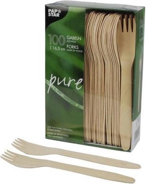 Gafler, træ "rent" 16,5 cm