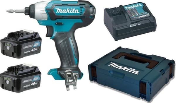 Makita - TD110DSMJ - 12V - batteri - slagskruvmejsel - 2x 4,0Ah - i Mbox