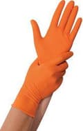 Miniatyrbild 1 av 2: HYGOSTAR nitrilhandske 'POWER GRIP', L, orange, puderfri