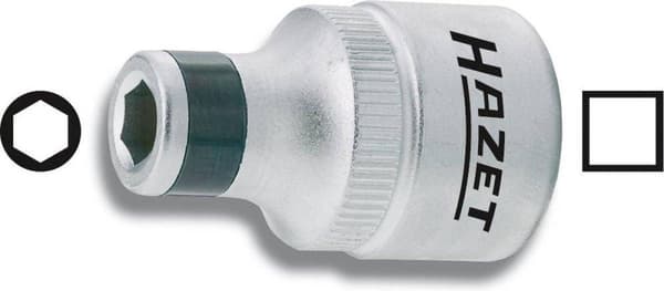 Hazet HAZET 2250-4 Bit adapter Drev 1/2 (12,5 mm) Version 1/4 (6,3 mm) 35 mm 1 stk.