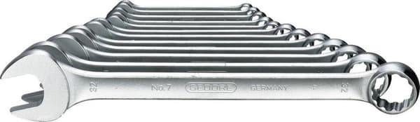 Gedore 6093150 7-012 jakoavainsarja 12 osaa 10 - 32 mm
