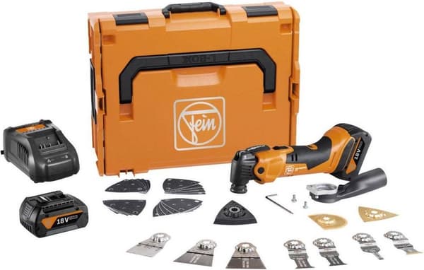 Fein AKKU Multimaster AMM 500 PLUS TOP 71293861000 Multifunktionelt batteriværktøj Inkl. batteri, inkl. 2 batterier, inkl. la