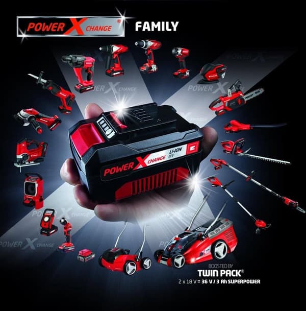 Einhell Cordless impact driver TE-CW 18 Li Børsteløs-Solo Power X-Change (Li-Ion - 18 V - 215 Nm - LED-lys - bitadapter til skruer - uden batteri og o