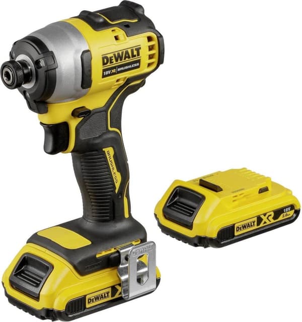 DeWALT DCF809D2T Sort, Gul 3200 RPM