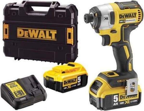 DeWalt DCF887P2-QW akku slagnøgle 2x 5,0Ah batteri