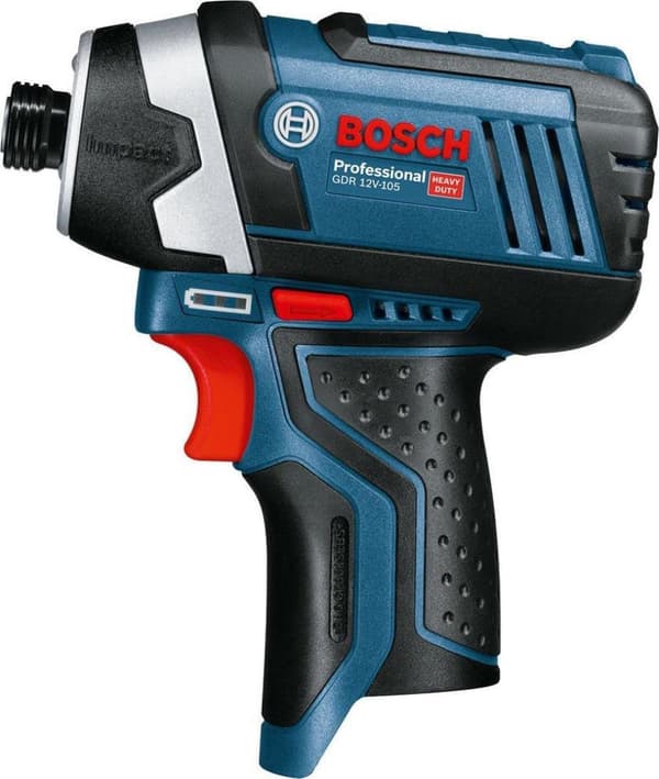 Bosch Professional GDR 12V-105 Skruetrækker - Med 2x 12V batteri (2,0 Ah) og oplader - i L-Boxx