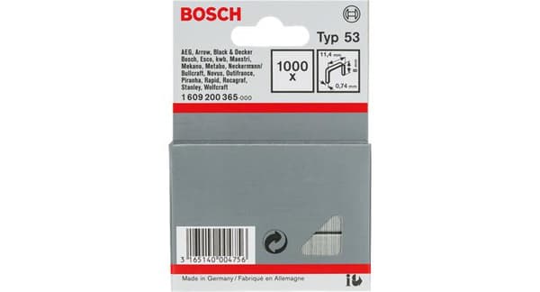 Bosch - Ei hienokierteellä 53 - 11,4 x 0,74 x 6 mm