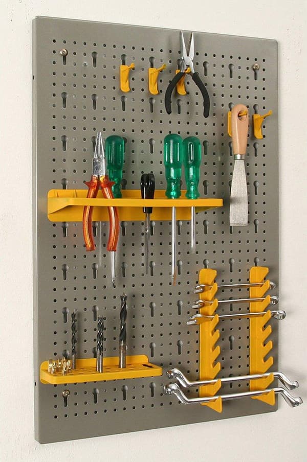 Allit Tool Board 6 tilbehør valg - Sølv
