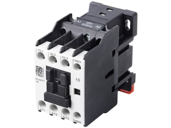 TRU COMPONENTS TC-GLC1-12 230V Kontaktor 1 x sluttekontaktor 5,5 kW 230 V/AC 12 A 1 stk TRU COMPONENTS TC-GLC1-12 230V Kontaktor 1 x sluttekontaktor