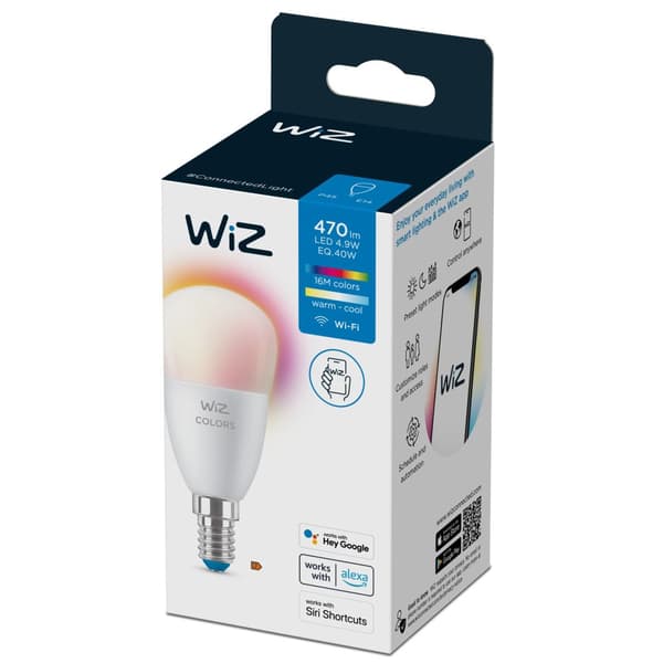 WiZ - WiFI E14 P45 Bulb - Colour and Tunable White - Smart Home