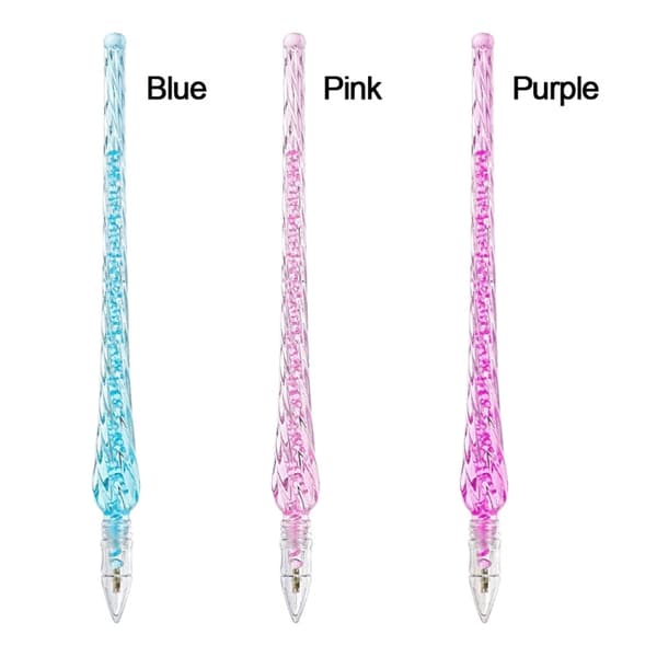 10 PCS Diamond Painting Pen DIY Cross Stitch Embroidery Crafts Sewing Diamond Painting Tool(Pink)