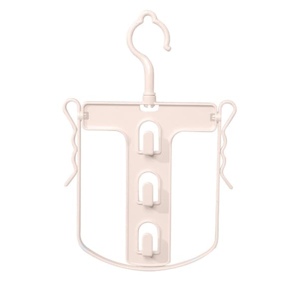 3 PCS Household Multifunctional Rotating Drying Rack With Hat Clip(Khaki)