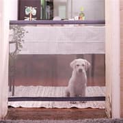 Dog Pet Fences Portable Folding Safe Protection Safety Door Magic Gate For Dogs Cat Pet, Size:180cm x72cm(Beige)