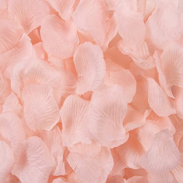 1000 PCS Artificial Wedding Rose Petals Flowers Wedding Decorations(Dark Pink)