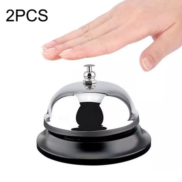 2PCS CJ07128 Dining-room Kitchen Pass-through Bell Called Single Bell Summoned Clock