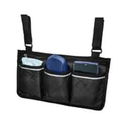 Walking Aid Wheelchair Armrest Side Storage Bag Car Storage Hanging Bag(Black)