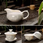 Ceramics Kung Fu Teaware Teapot Teacup Set(Teaism Old Man)
