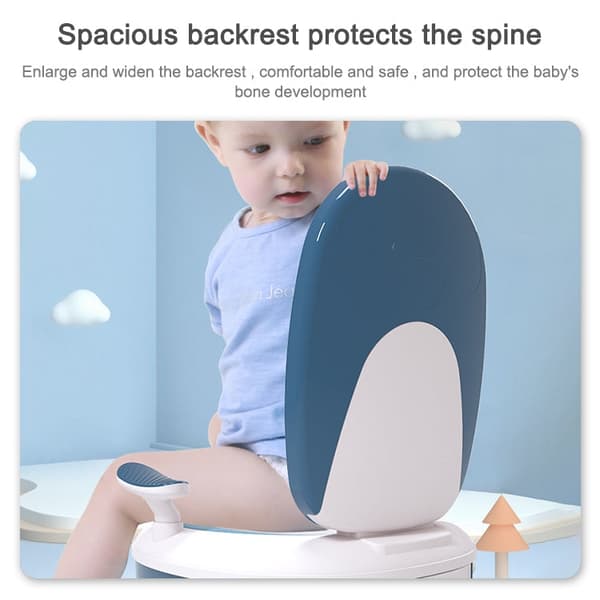 Children Toilet Baby Girl Baby Boy Potty Toilet Seat(Green PU Cushion + Cleaning Bag)