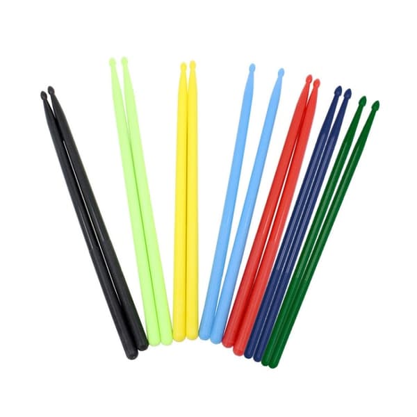 2 PCS Drumsticks Drum Kits Accessories Nylon Drumsticks, Colour: Yellow