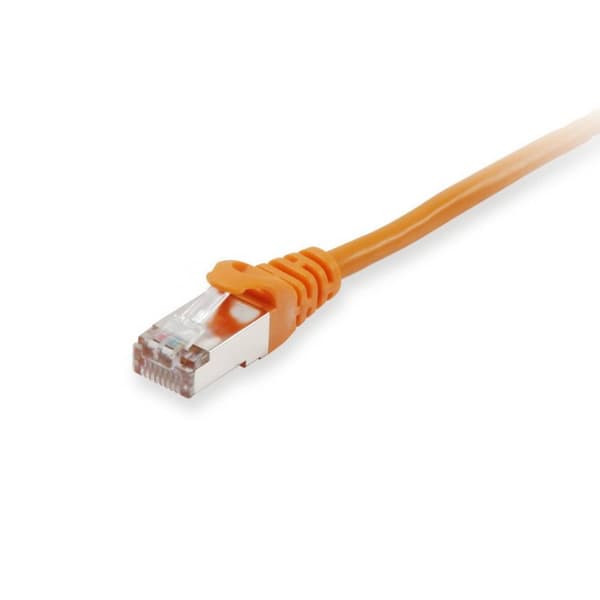 Equip 605578 RJ45 Nätverkkabel, Patchkabel CAT 6 S/FTP 15.00 m Orange guldpläterad kontakt 1 st