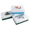 Miniatyrbild 1 av 5: BUNTBOX Christmas set size M Aquarel gift boxes 1.1 kg white 17.0 x 11.0 x 6.0 cm (2009-26)