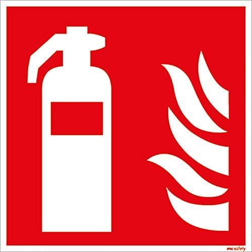 Information sign fire extinguisher 20x20cm hard PVC (490315900)