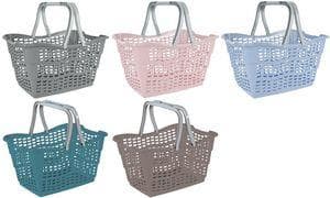 keeeper "alma" shopping basket, PP, 15 litres, nordic blue with practical handles, dimensions: (W)400 x (D)290 x (H)225 mm - 1 piece (1087868000000)