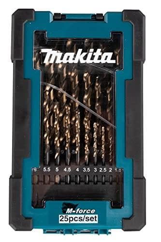 Makita M-Force - boresæt - til træ, metal, murværk - 25 stykker - 1-13 mm