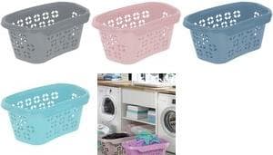 keeeper "anton" laundry basket, width: 575 mm, nordic pink ergonomic shape, capacity: 30.5 litres, material: - 1 item (1009358100000)