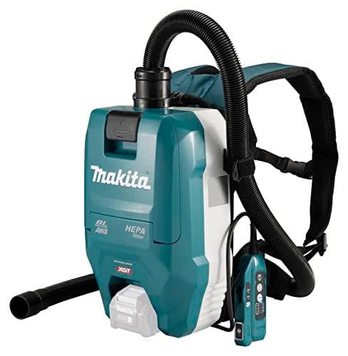 MAKITA VC009G - johdoton reppuimuri (40V | XGT | 180 mbar imuteho | 2,0 L säiliö | ilman akkua ja laturia) (VC009GZ01) musta, Sininen, Valkoinen