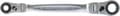 Miniatyrbillede 1 af 5: KS TOOLS 10,20 cm (4") 1 GEARplus vendbar dobbeltringnøgle, 10x13-17x19 mm (503.4745)