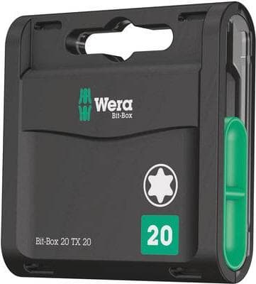 Wera bit box 20 pcs. TX 20 L. 25 mm C-6.3" Ku.-Box (05057770001)