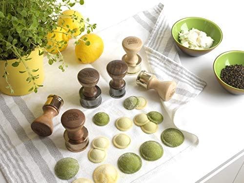 Marcato ravioli stempel rundt lys guld 50 mm (ST-TL50-PGO)