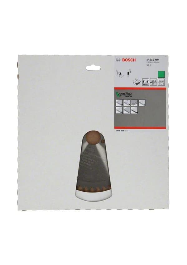 Optiline 2608838411 rundsavklinge 216 x 30 1,6 mm antal tænder 54 1 stk (2608838411)