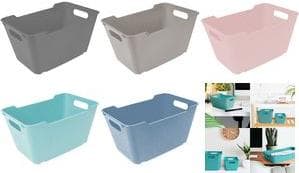 keeper opbevaringsboks "lotta", 6,0 liter, nordisk pink dekorativ livsstilsboks til overskuelig opbevaring - 1 stk (1091158100000)